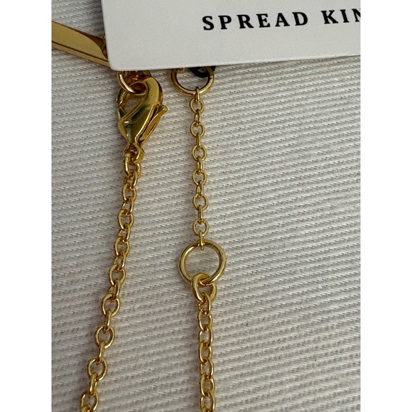 Kurt Geiger evil eye crystal pendant necklace new with tags blue gold tone - Picture 6 of 11